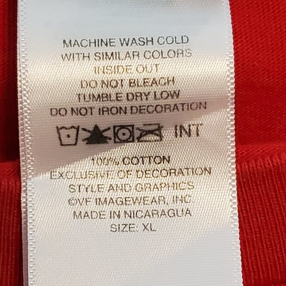 Worth Harley Davidson, Mens XL, Red Short Sleeve Tee Shirt, Bike Night, KCMO - Picture 3 of 4